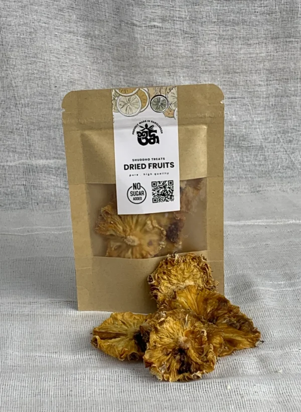 Healthy Snacks SHUDDHO-TREATS-RAW-Pineapple wedges